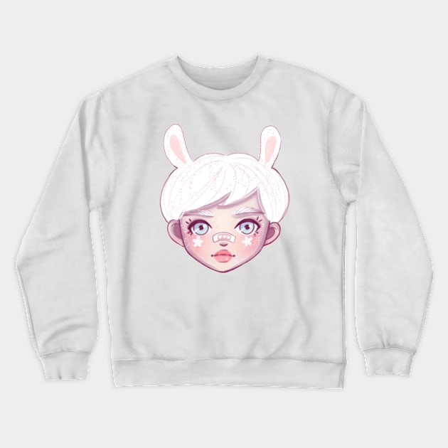 Bunny Girl Crewneck Sweatshirt by Alina.soul.notes